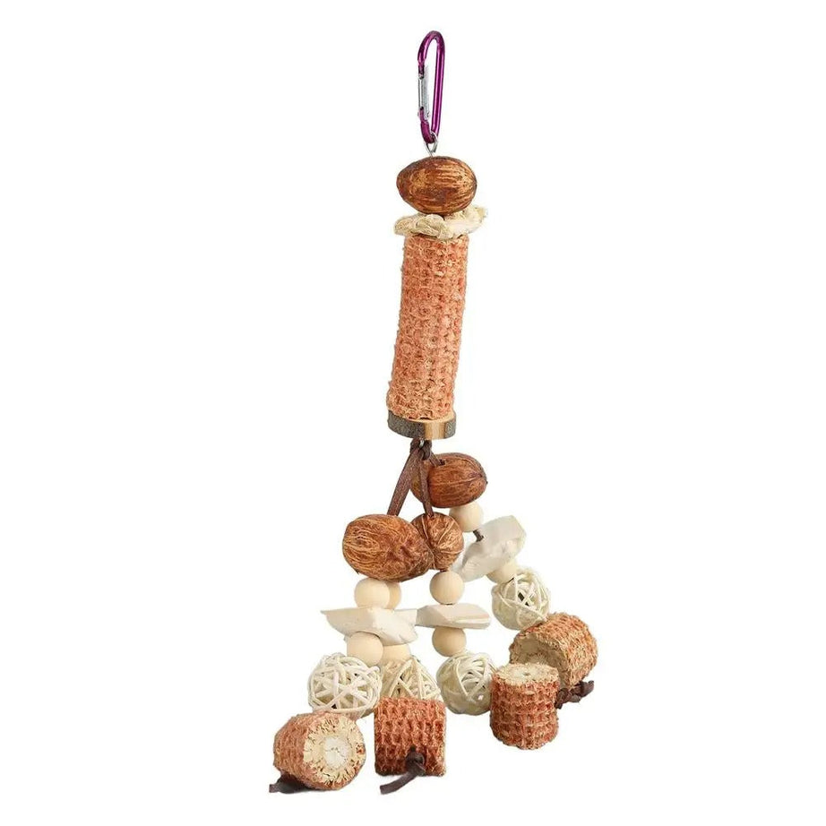 Peony Parrot Bite Cuttlebone Carambola Corncob Vine Bal String Toy
