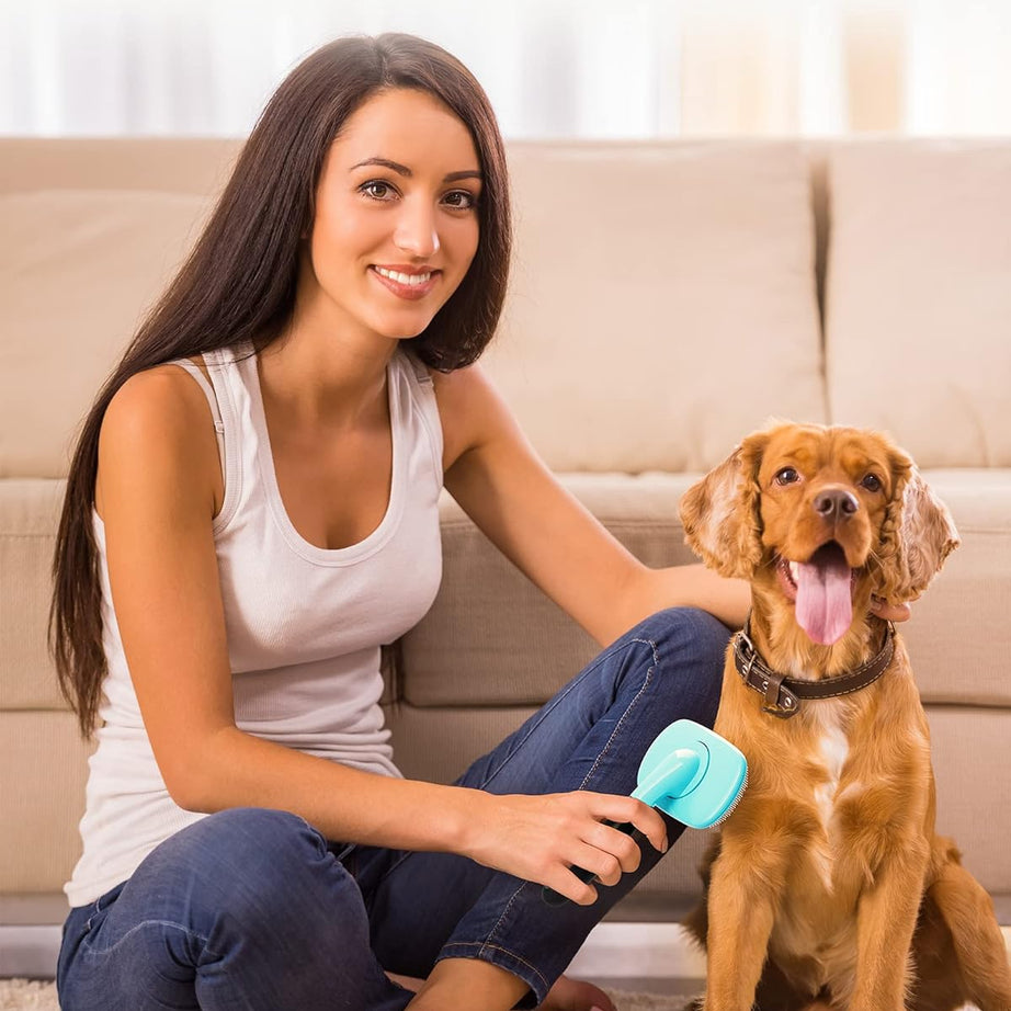 Dog Brush Cat Pet Grooming Shedding Tools