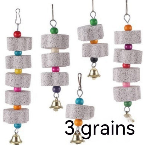 Pet Molar String Stone Parrot Grinding Mouth Nibbling Toy