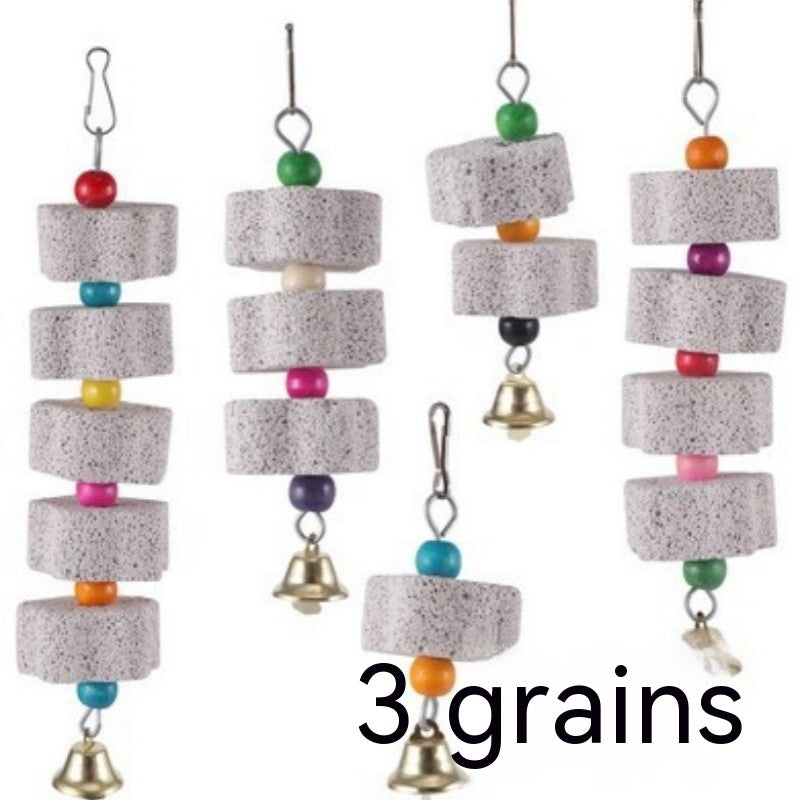 Pet Molar String Stone Parrot Grinding Mouth Nibbling Toy