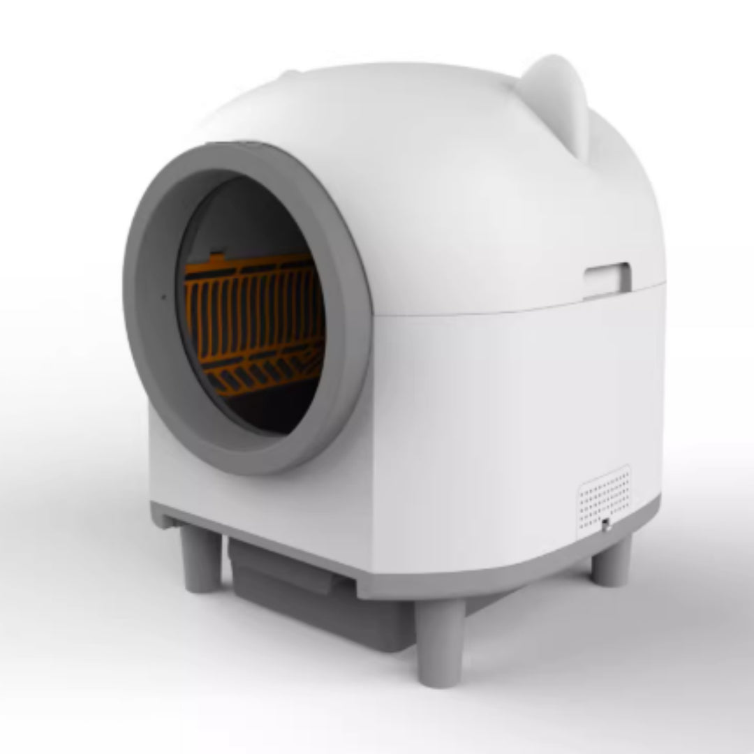 Fully Enclosed Automatic Cat Litter Box With Cleaning Function