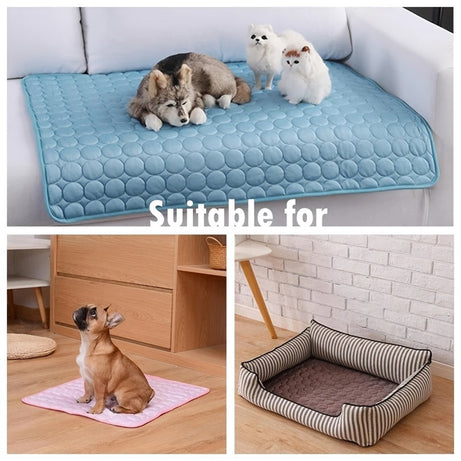 Dog Cooling Mat Summer Pets Cold Bed Extra Large For Small Big Dogs