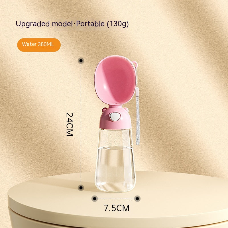 Portable Dog Water Bottle Food And Container For Pet Pets Feeder