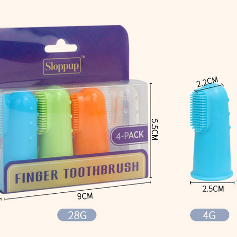 Pet Finger Toothbrush Cat Dog