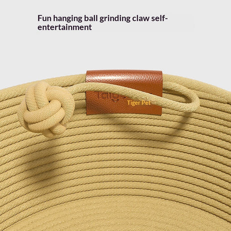 Wicker Cat Bed All-season For Summer Extra-large Scratching Post