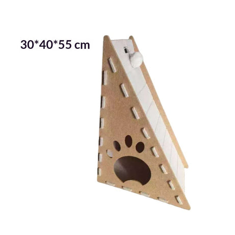 Triangular Vertical Cat Bed With Thickened Wear-resistant
