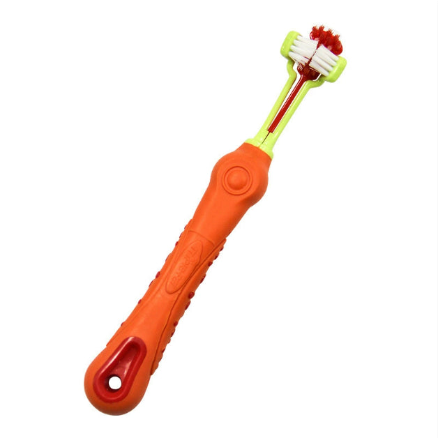 Pet Dental Supplies Fingers Double-headed Toothbrush Teeth Cleaning