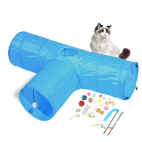 New Cat Tunnel Foldable Pet Climbing Path Toys