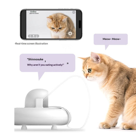 Smart Cat Feeder Ai Facial Recognition Multi Cats Video Camera Gen