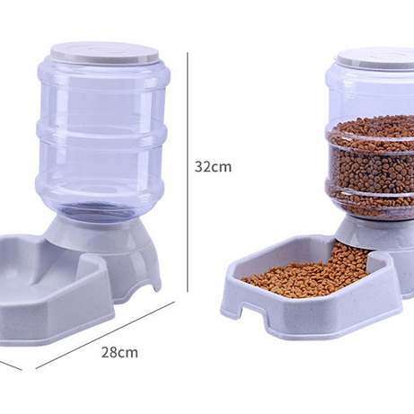 Automatic Pet Feeder Water Fountain