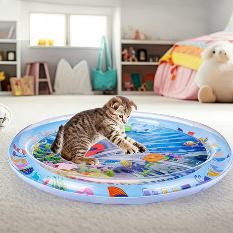 Cat Dog Water Play Mat Cooling Mats Thickened Cats Dogs Bed Toy