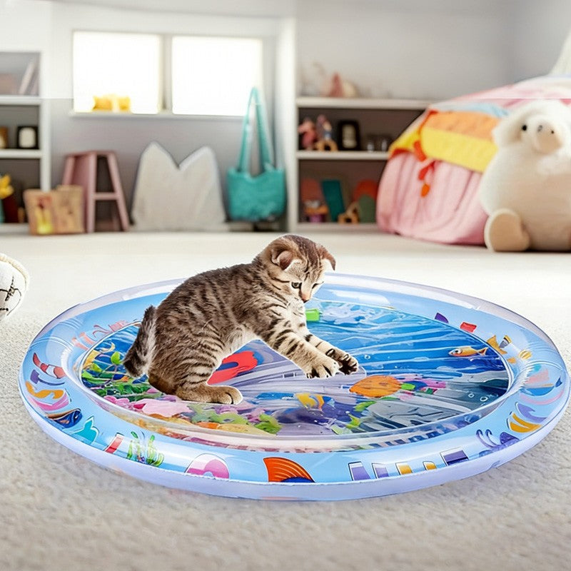 Cat Dog Water Play Mat Cooling Mats Thickened Cats Dogs Bed Toy