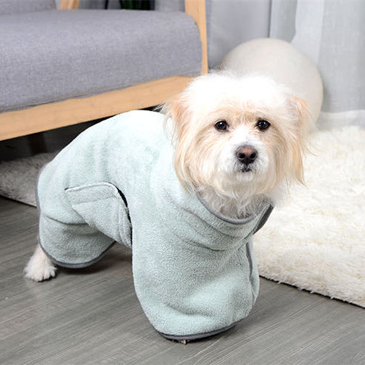 Quick-drying Pet Absorbent Towel Dog Bathrobe Pet Bath For Dogs