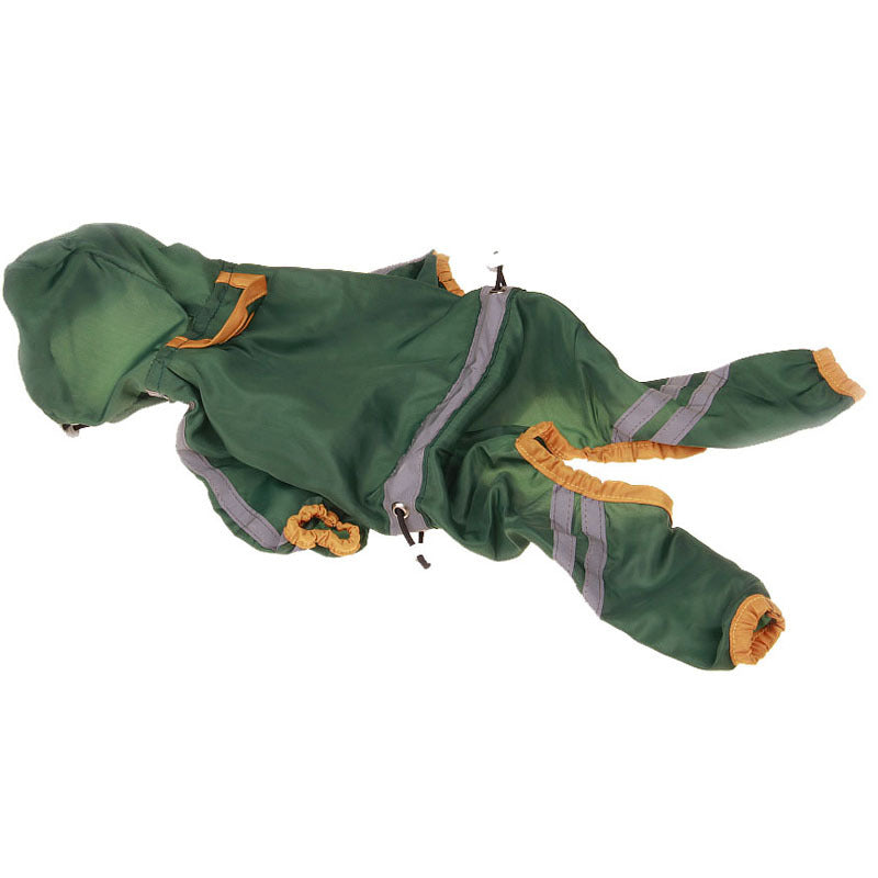 Pet Raincoat Dog One-layer Reflective Bar Warning