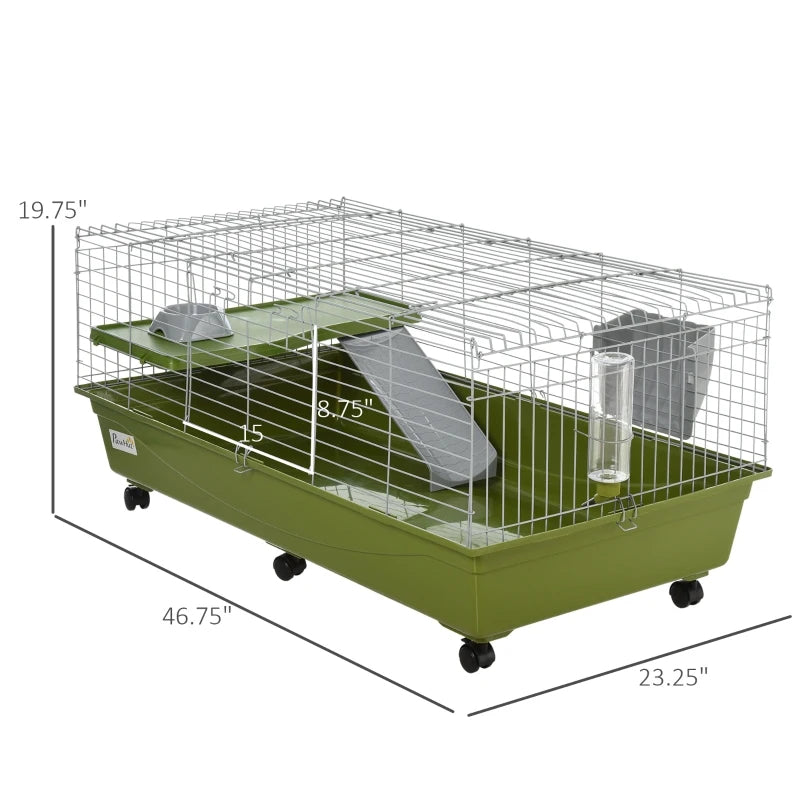 47 Small Animal Cage Chinchilla Guinea Pig Hutch Pet House