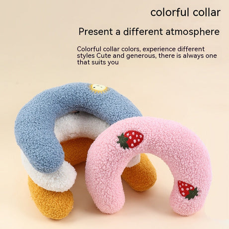 Little Pillow For Cats Fashion Neck Protector Deep Sleep Puppy (Blue & Blue1)