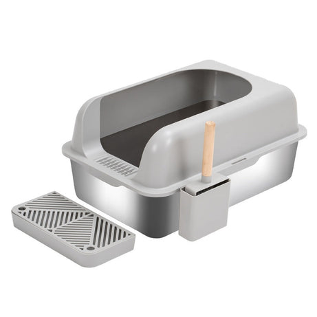 Alloy Litter Box Easy To Clean Widen And Thicken Leak-proof Sand