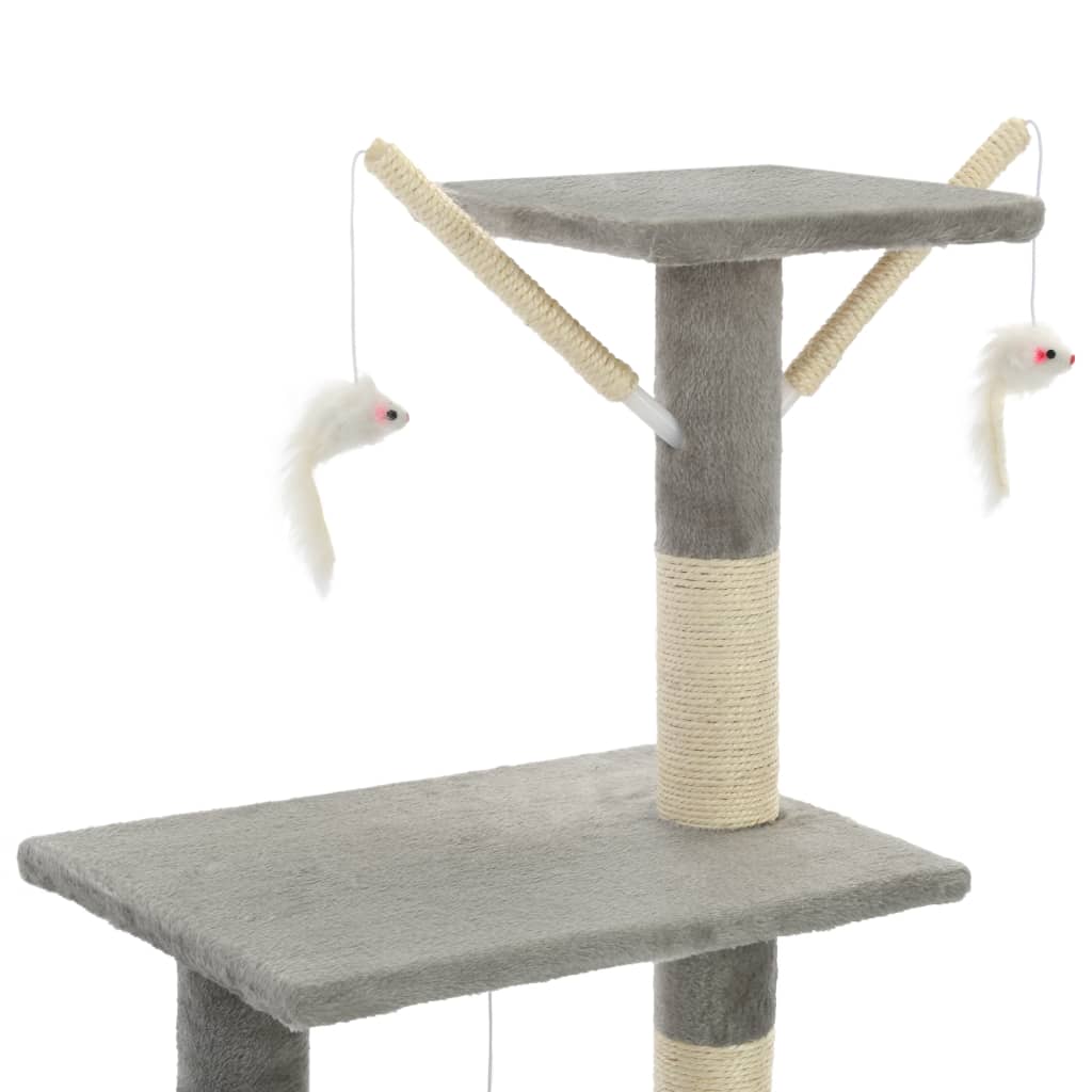 Cat Scratching Post With Sisal Posts 138 Cm