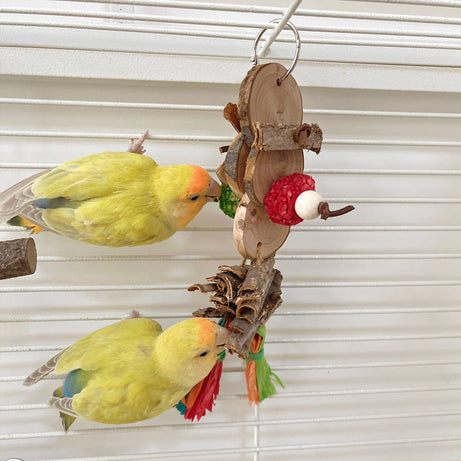 Parrot Bird Bite Toy String Relieving Stuffy Decorative Color