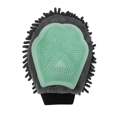 Pet Bathing Brush 2-in-1 Grooming Glove Elegant Dog Tool