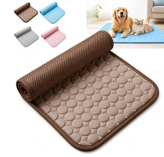 Cooling Pet Sleeping Mat Breathable Sofa Cushion For Dogs And Cats