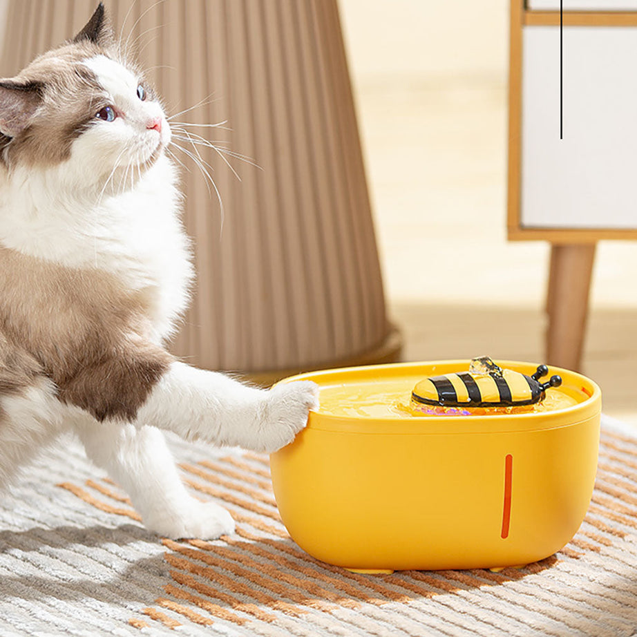 Cat Water Fountain Auto Filter USB Electric Mute Drinker Bowl
