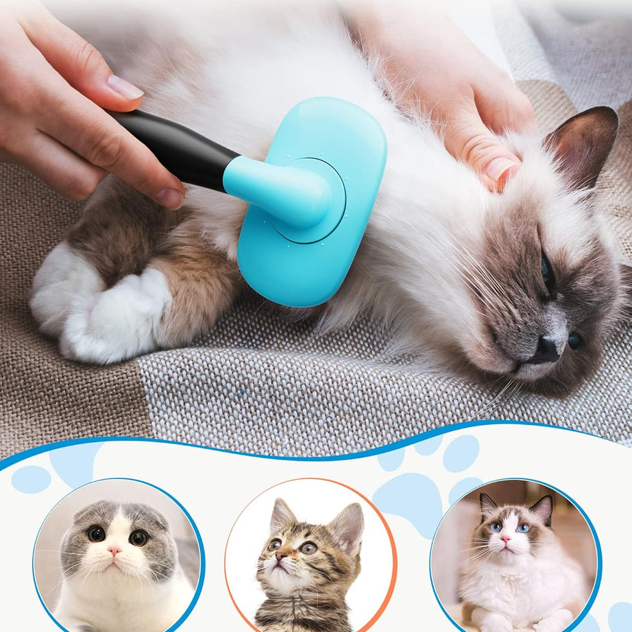 Dog Brush Cat Pet Grooming Shedding Tools