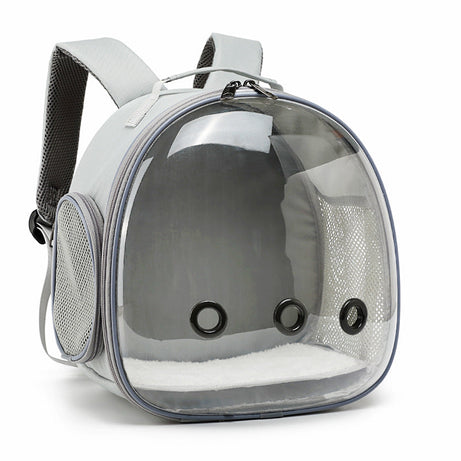 Pet Backpack Hamster Carrier Transparent Small Animal Guinea Pig