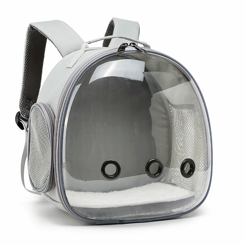 Pet Backpack Hamster Carrier Transparent Small Animal Guinea Pig