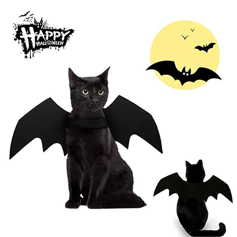 Halloween Creative Pet Cat Small Dogs Bat Wings Accessories