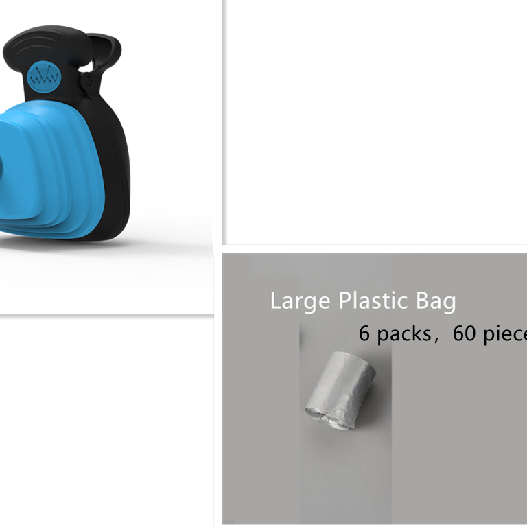 Pet Dog Poop Bag Dispenser Travel Foldable Spoon