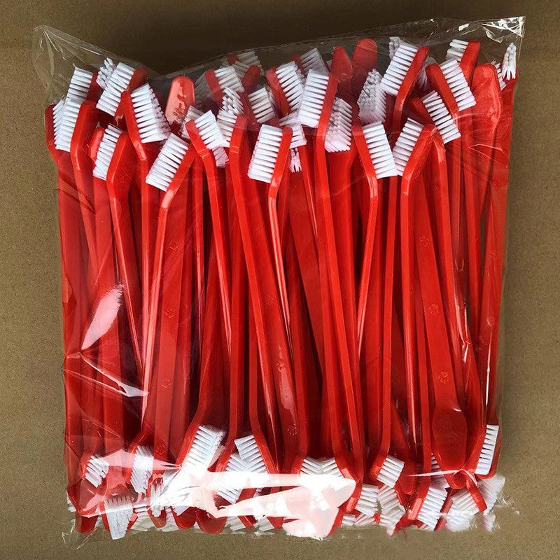 Pet Long Handle Double Head Toothbrush