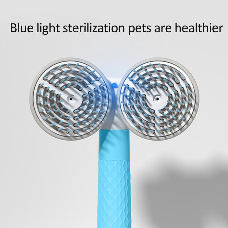 Pet Cat Brush Dog Slicker Double-headed Negative Ion One-button