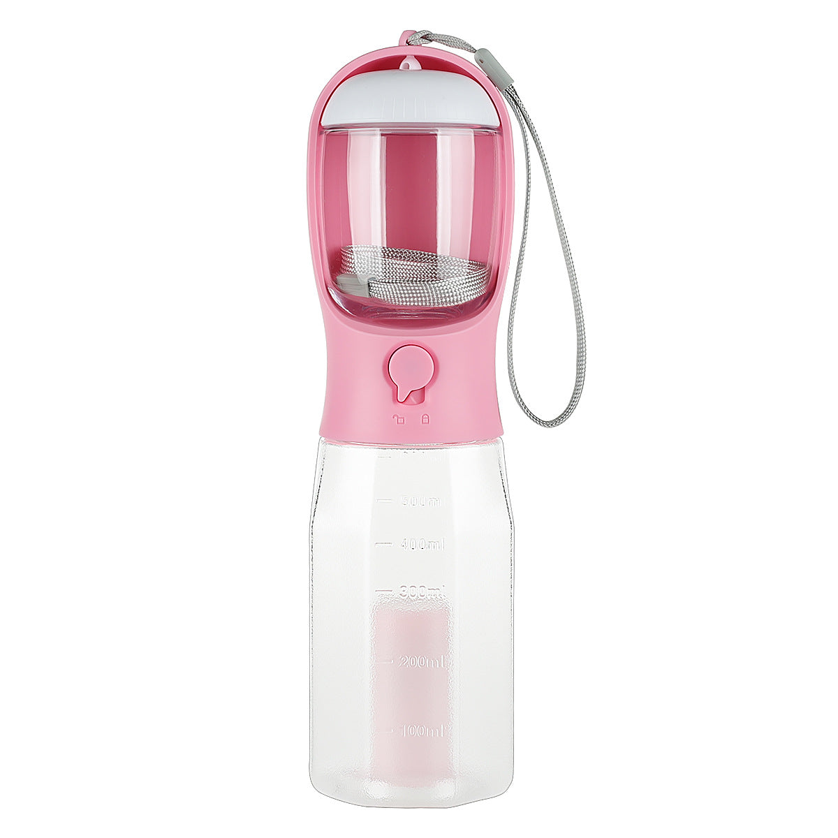 Portable Cat Dog Water Bottle Food Feeder Drinker Poop Dispenser 3