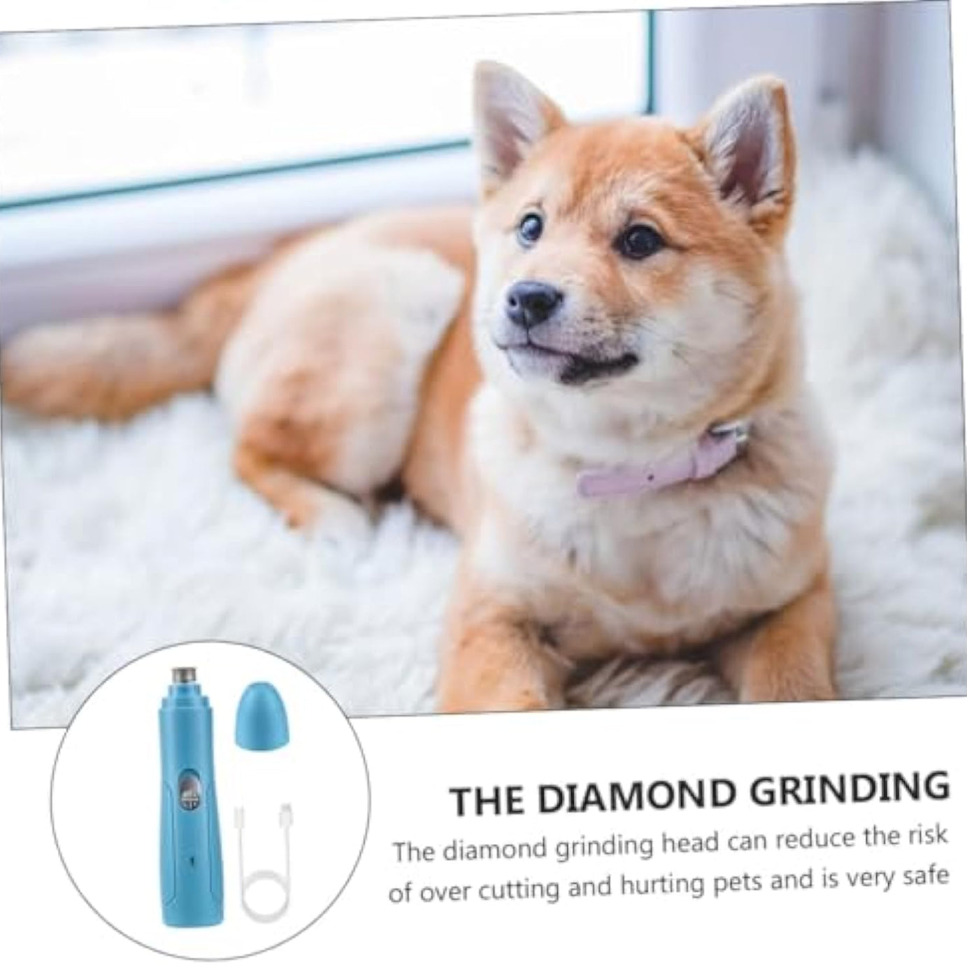 Pet Nail Grinder Electric Polisher For Pet Dog Claw Trimmer Pet