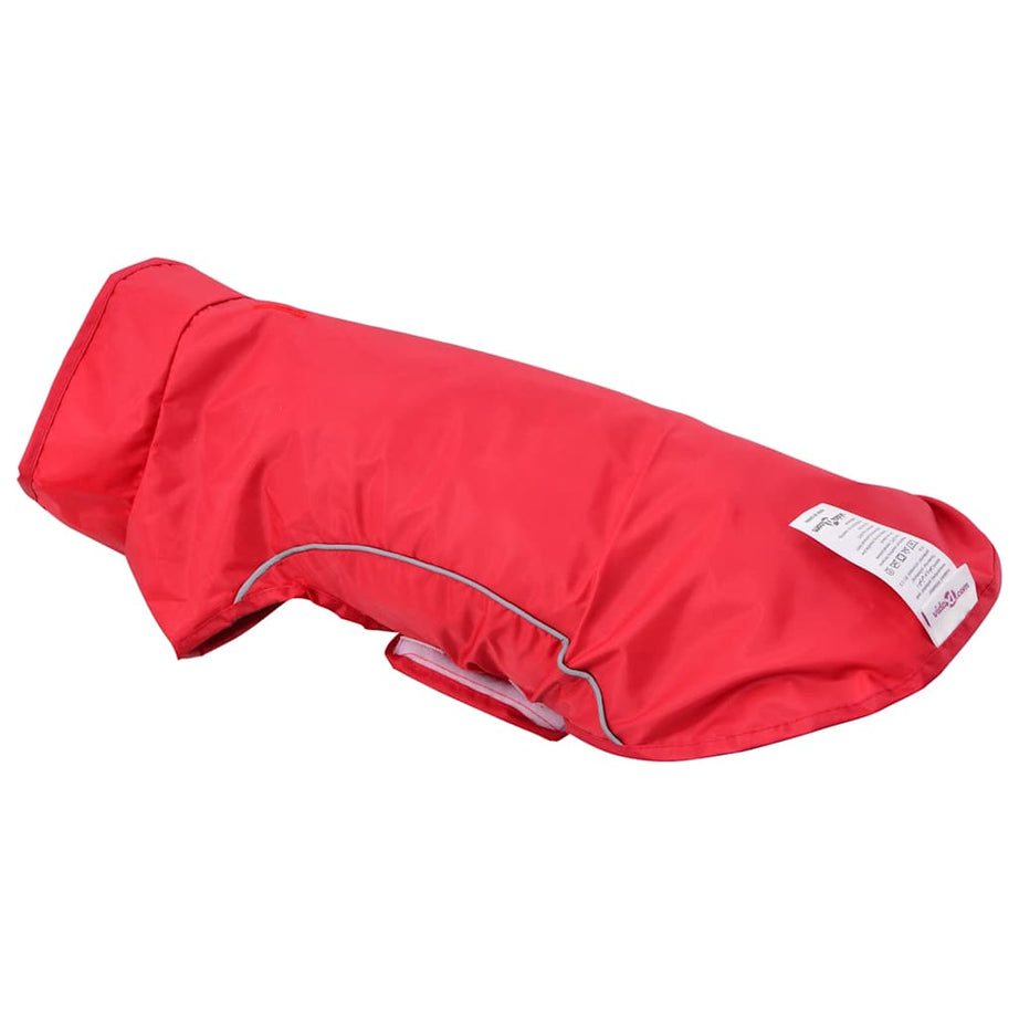 Dog Raincoat With Reflective Stripes Polyester S