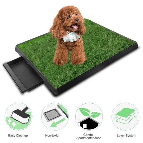 Dog Potty Training Artificial Grass Pad Pet Cat Toilet Trainer Mat