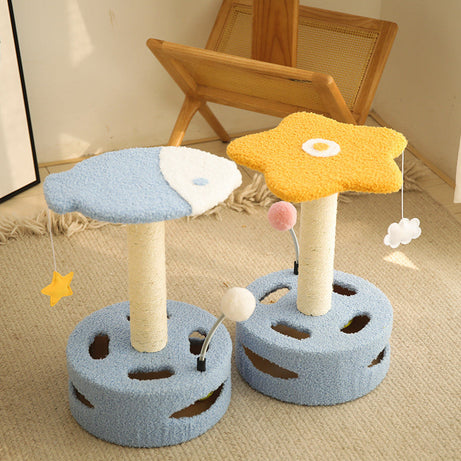 Kitten Cat Climbing Frame Small Scratching Post Sisal Board