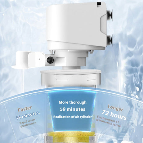 Fish Tank Built-in Filter Suction Wall-mounted Urinal