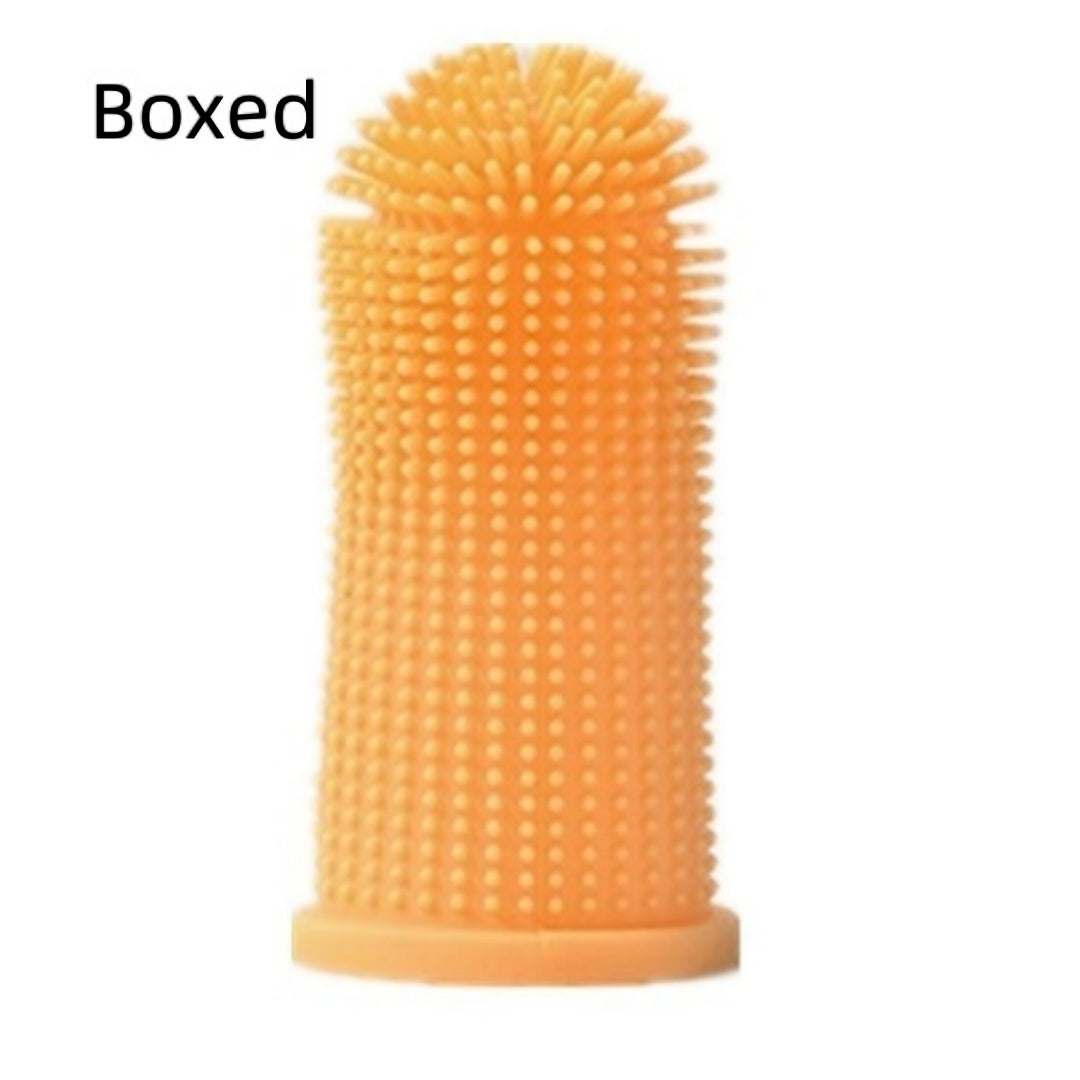 360-degree Silicone Finger Toothbrush For Pets Deep