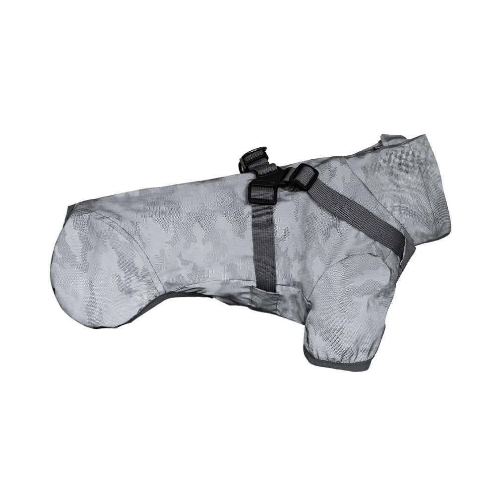Chest And Back Raincoat Two Legs Waterproof Teddy Medium And Small