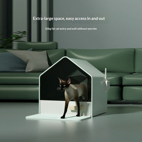Drawer-style Fully Enclosed Cat Litter Box