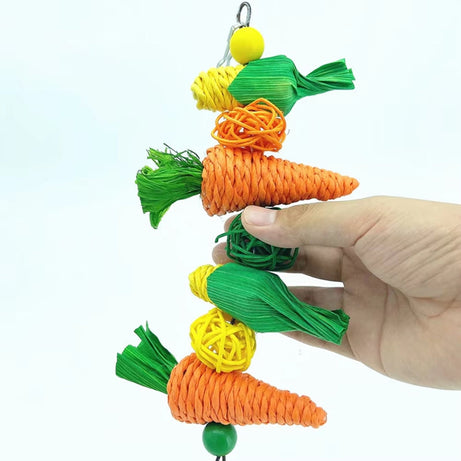 Parrot Toy Hanging Perch Climb Playing Equipment Cage Accessories
