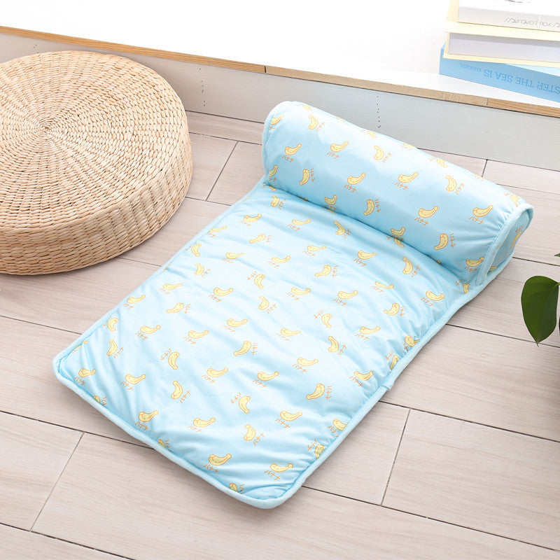 Cool Dog Mat Summer Pet Blanket Cooling Breathable Cat Bed Outdoor
