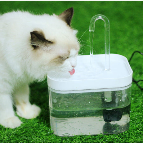 Cat Automatic Circulation Flow Mute Water Fountain Mouth Wet-proof