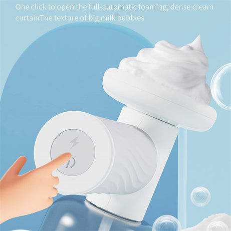 Automatic Foaming Dog Cat Bath Brush Shampoo With Soap Dispenser