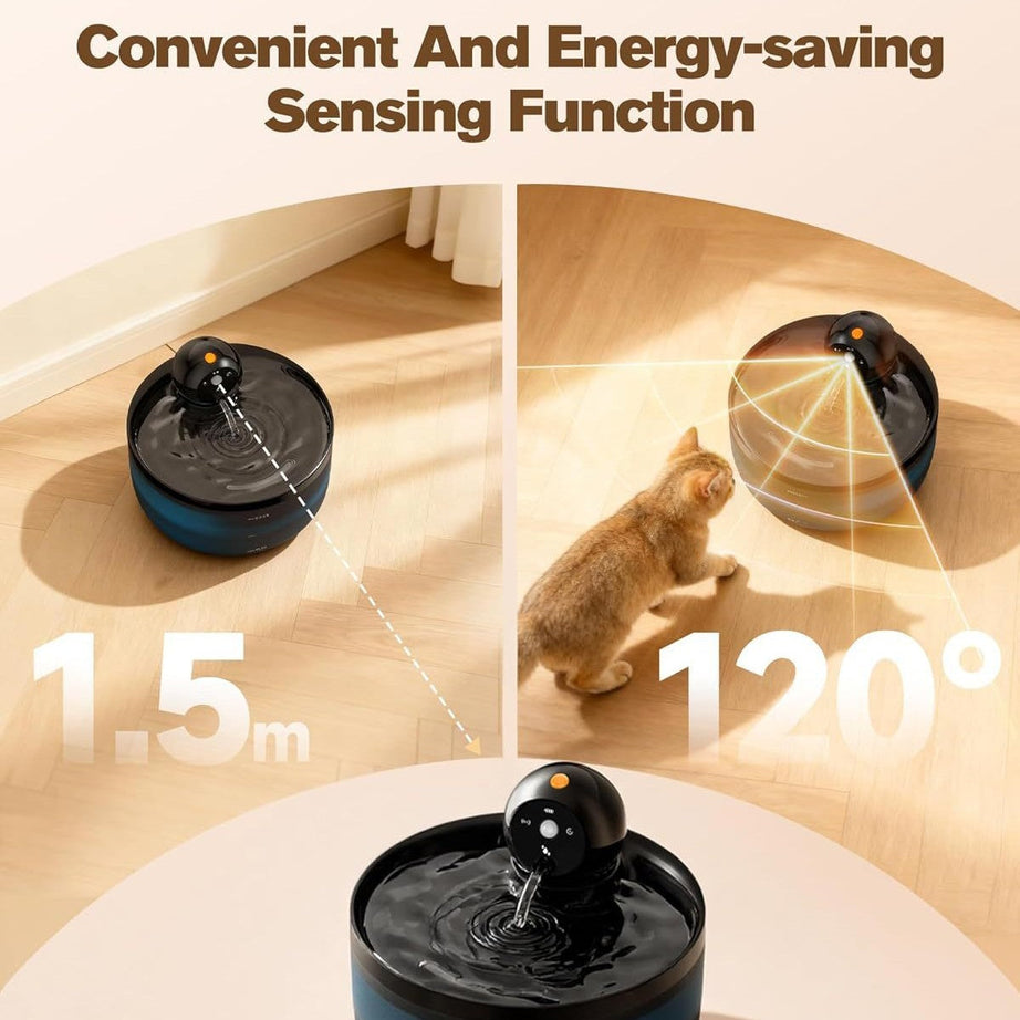Plastic Smart Sensor Pet Water Fountain