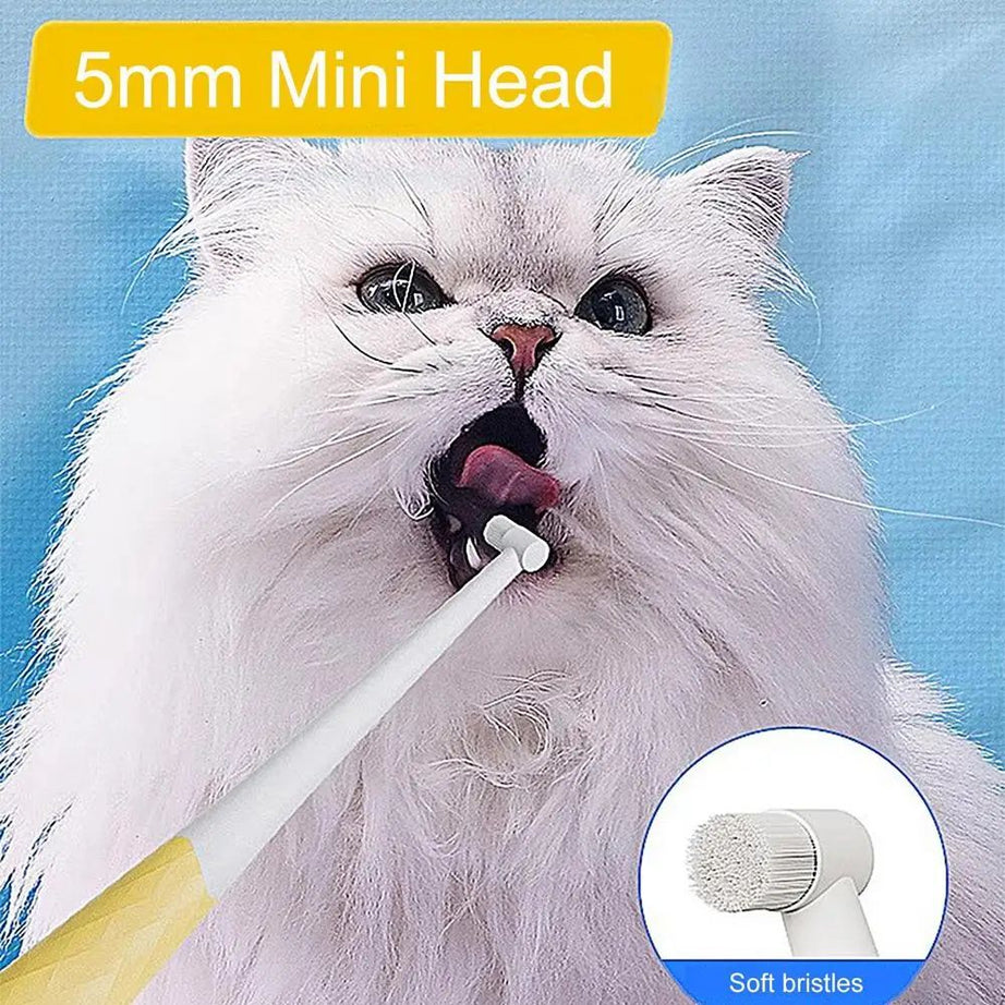 Pet Toothbrush Kitten Tooth Brushes Small Cats Safe Dog Oral Care