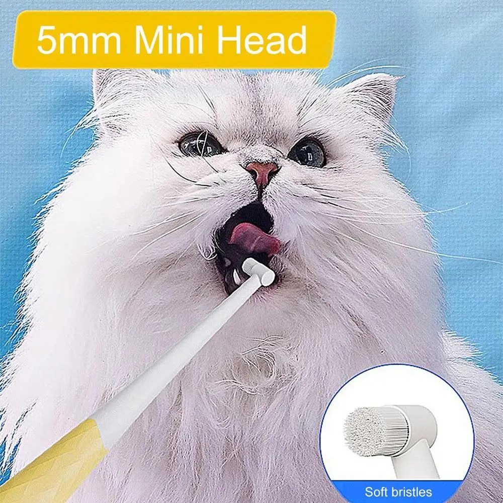 Pet Toothbrush Kitten Tooth Brushes Small Cats Safe Dog Oral Care