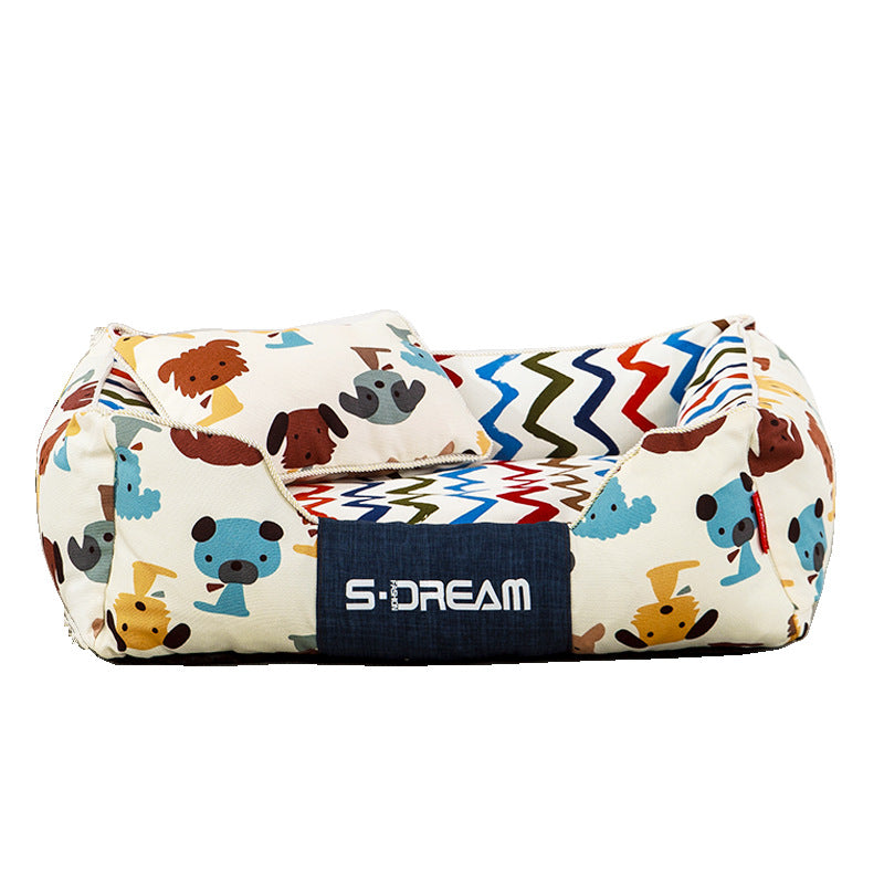 Dog Cat Bed Creativity Of Removable And Washable Large Mat Pet